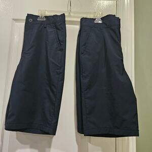 2 Pack Children’s Place Boy's Size 14 School Uniform Navy Quick Dry Chino Shorts